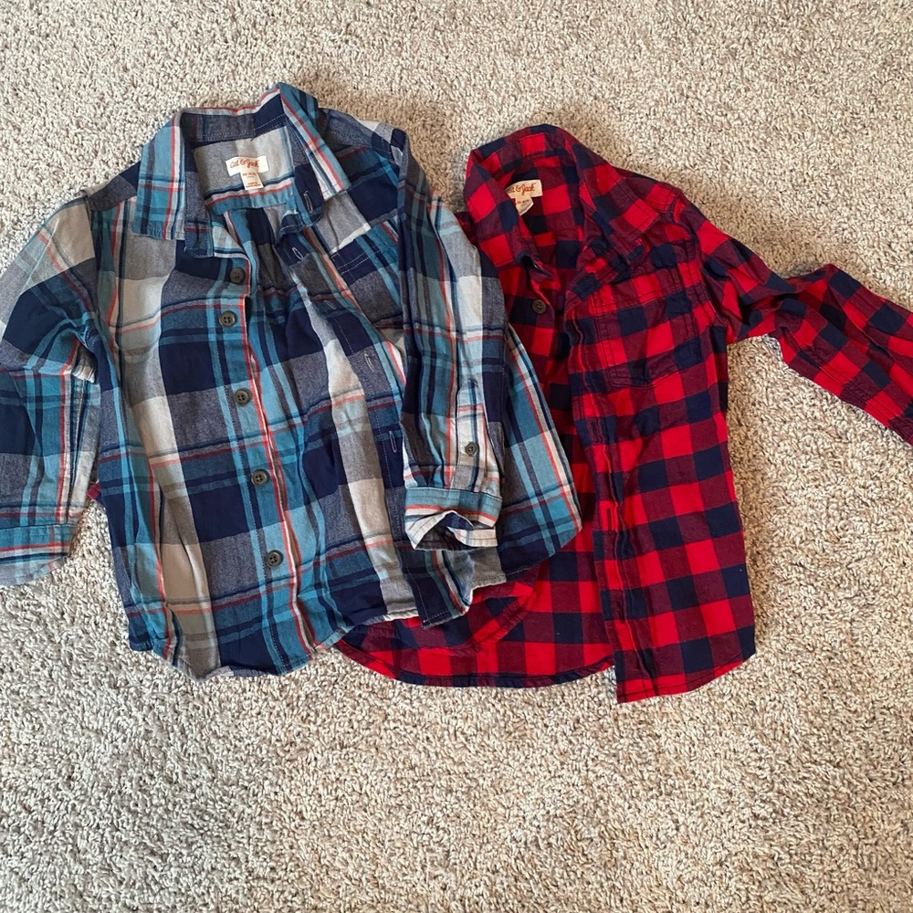 Cat & Jack flannels